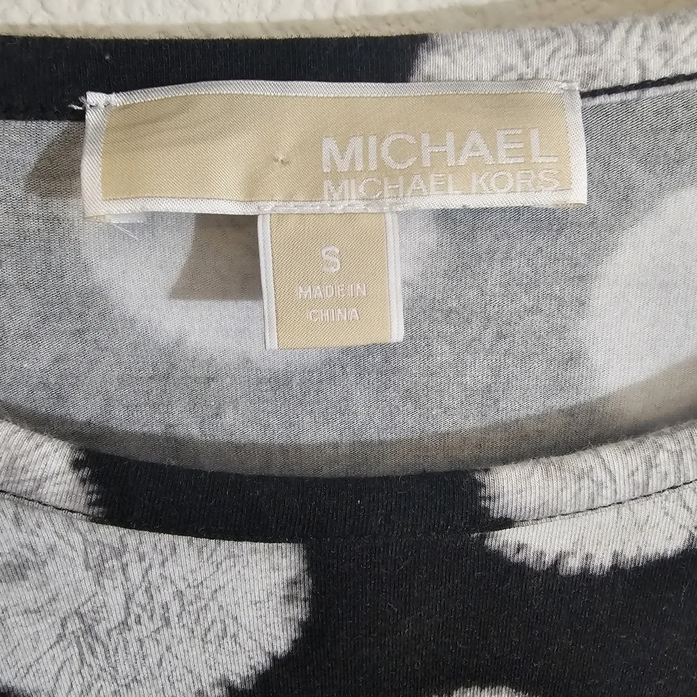 Michael Kors Top Small Polka Dot Black and White